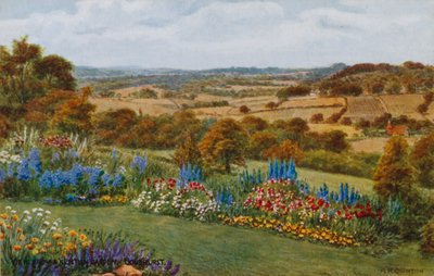 Vista desde un jardín de Kentism, Goudhurst de Alfred Robert Quinton