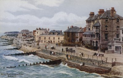 Desfile oeste desde el muelle, Bognor de Alfred Robert Quinton