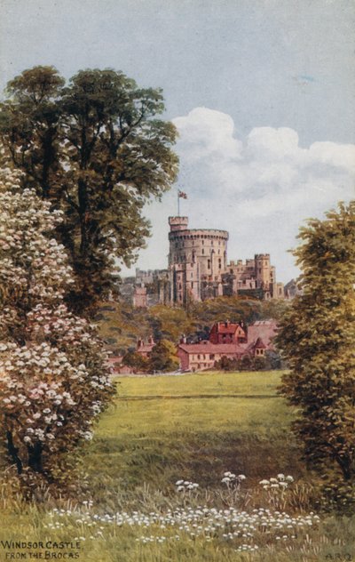 Castillo de Windsor, desde el Brocas de Alfred Robert Quinton
