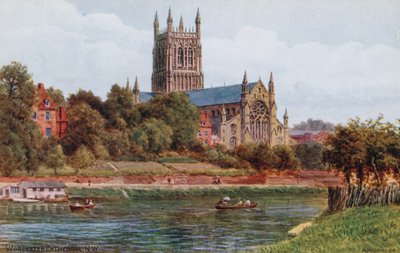 Catedral de Worcester, N W de Alfred Robert Quinton