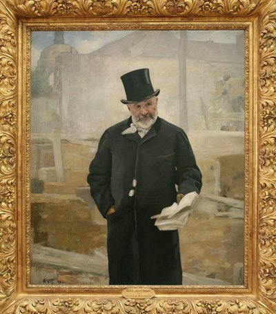Retrato de Adolphe Alphand (1817-1891) de Alfred Roll