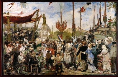 El 14 de julio de 1880 (boceto al óleo) de Alfred Roll