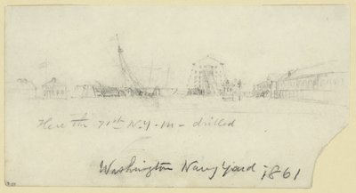 Astillero naval de Washington de Alfred Rudolph Waud