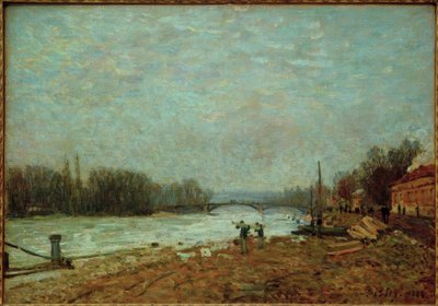 Después del desastre, el Sena en el puente de Suresnes de Alfred Sisley