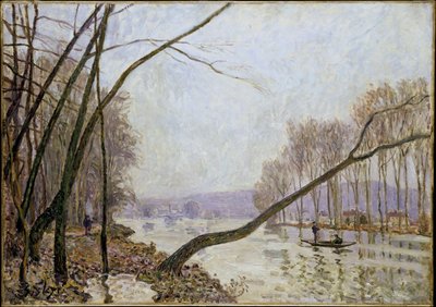 Orilla del Sena en otoño de Alfred Sisley