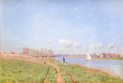 Orillas del Sena en Argenteuil de Alfred Sisley