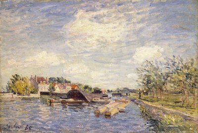 Orillas del Loing, 1885 de Alfred Sisley