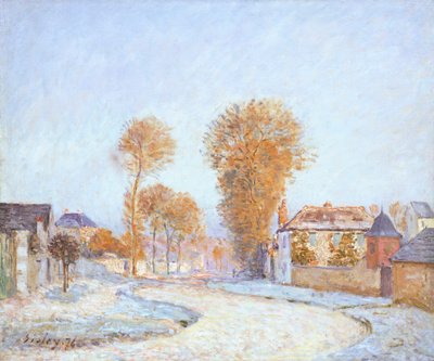 Primera helada, 1876 de Alfred Sisley