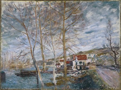 Inundación en Moret, 1879 de Alfred Sisley