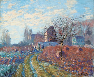 Gelee Blanche - Verano de San Martín, 1874 de Alfred Sisley
