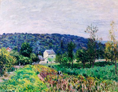 Colinas alrededor de París, 1879 de Alfred Sisley