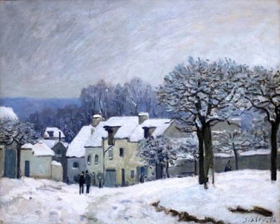 La Plaza del Chenil en Marly de Alfred Sisley