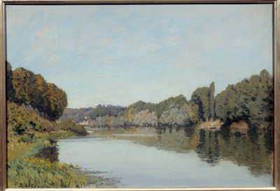 La Seine en Bougival de Alfred Sisley