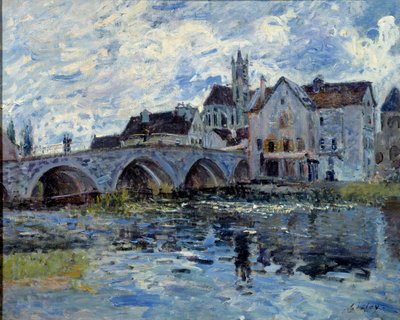 Le pont de Moret de Alfred Sisley