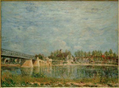 El puente de Saint-Mammès de Alfred Sisley