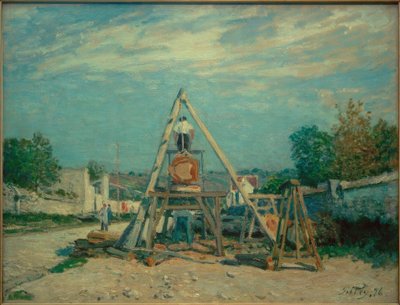 Los aserradores de Alfred Sisley