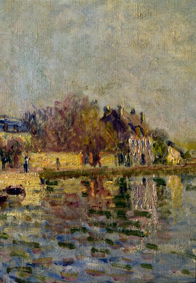 Loing (detalle) de Alfred Sisley