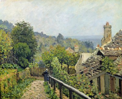 Louveciennes o, Las alturas de Marly, 1873 de Alfred Sisley