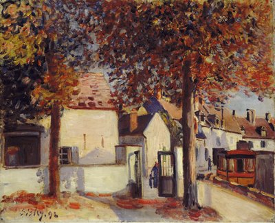 Moret-sur-Loing (Rue de Fosses) de Alfred Sisley