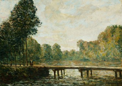 Pequeño puente sobre el Orvanne, 1890 de Alfred Sisley