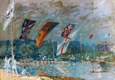 Regata en Molesey, 1874 de Alfred Sisley