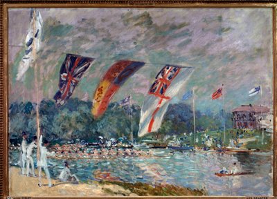 Regata en Molesey, Inglaterra de Alfred Sisley