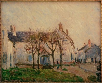 Calle en Moret-sur-Loing de Alfred Sisley