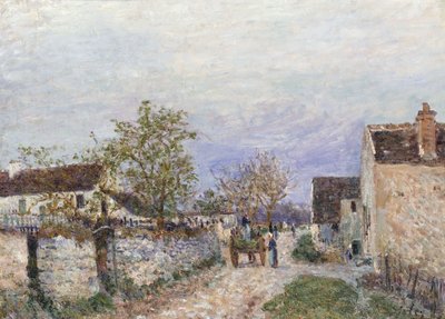 Calle en Veneux de Alfred Sisley