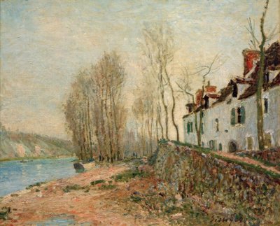 Saint-Mammes, La Croix-blanche de Alfred Sisley