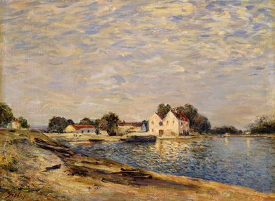 Saint-Mammes, en las orillas del Loing de Alfred Sisley