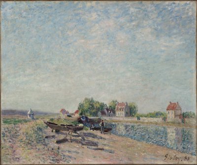 Saint-Mammès, Canal de Loing de Alfred Sisley
