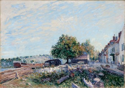 Saint-Mammès. Mañana, 1884 de Alfred Sisley