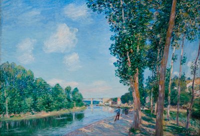 San Mamés, Soleil de juin - Pintura de Alfred Sisley (1839-1899) de Alfred Sisley
