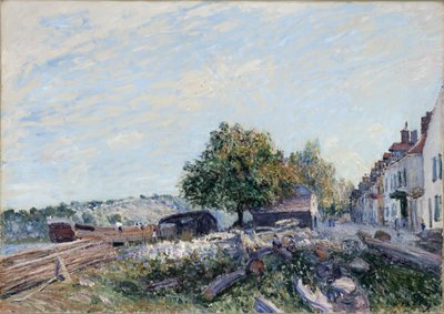 Saint Mammès-Mañana de Alfred Sisley