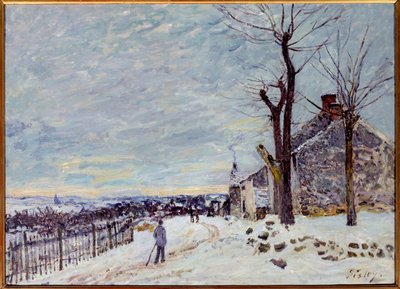 Clima nevado en Veneux-Nadon de Alfred Sisley