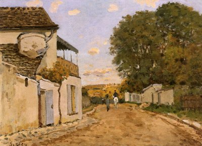 Calle de Louveciennes (Rue de la Princesse), c.1873 (óleo sobre lienzo) de Alfred Sisley