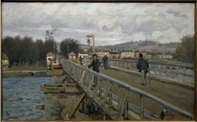 El Puente de Argenteuil de Alfred Sisley