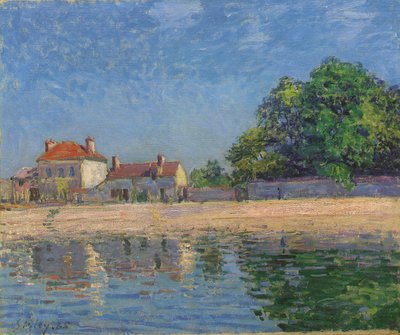 Las orillas del Loing, Saint-Mammes de Alfred Sisley