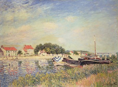 Las orillas del Loing en Saint-Mammes, 1885 de Alfred Sisley