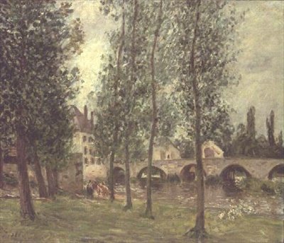 El Puente en Moret de Alfred Sisley