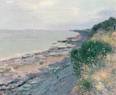 El acantilado de Penarth, atardecer, marea baja de Alfred Sisley