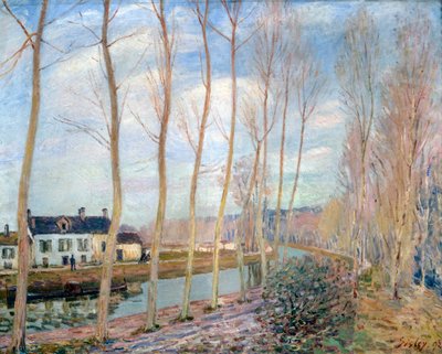 El Canal de Loing, 1892 de Alfred Sisley
