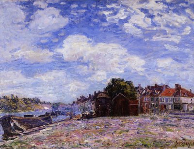 El Loing en Saint-Mammès de Alfred Sisley