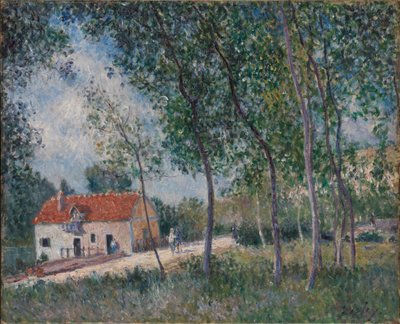 El Camino de Moret a Saint-Mammès, 1883-85 de Alfred Sisley