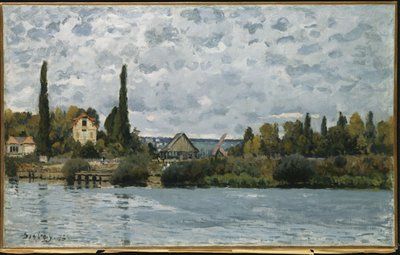 El Sena en Bougival, 1873 de Alfred Sisley