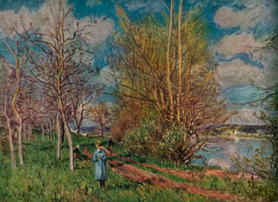 Los pequeños prados en primavera, c1880-1 de Alfred Sisley