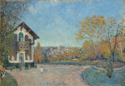 Vista de Marly-le-Roi desde Coeur-Volant de Alfred Sisley