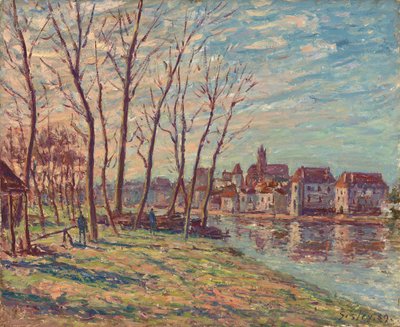Vista de Moret de Alfred Sisley