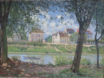 Villeneuve-la-Garenne de Alfred Sisley