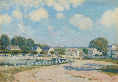 Lugar de riego en Marly, 1875 de Alfred Sisley